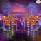 12-Pack Pumpkin Solar Lights for Outdoor Halloween Decorations, Green Orange and Purple Halloween Lights, Light up Jack O Lantern Pumpkins, Solar Garden Lights for Pathway Yard Party Decor